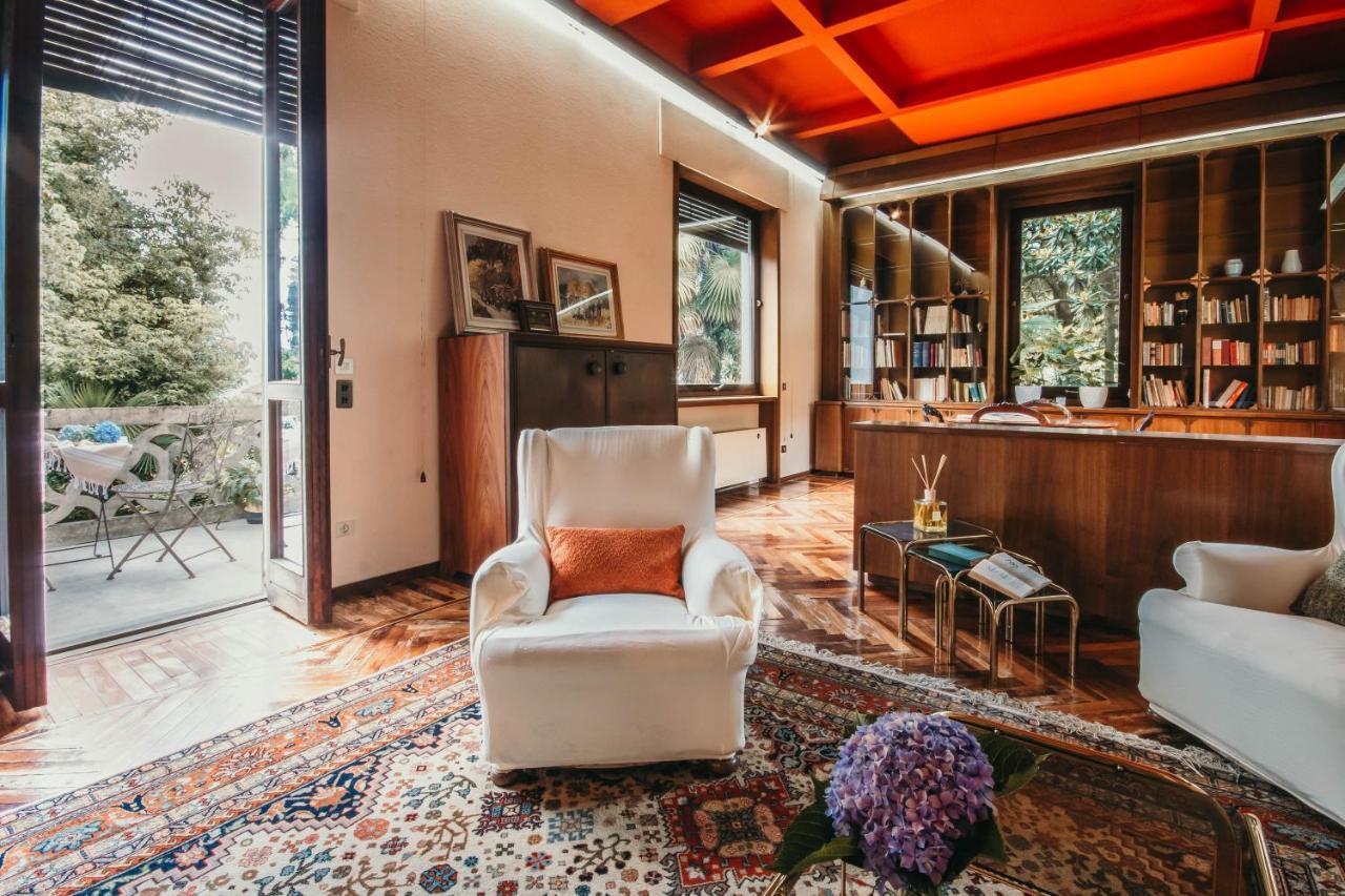 Library Apartment - Villa Candela ストレーザ エクステリア 写真